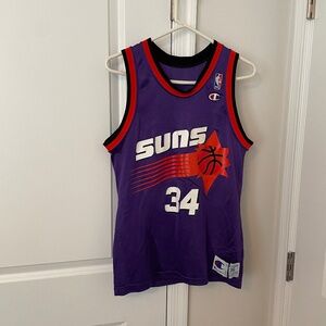 Suns, # 34, Barkley, Basketball Jersey